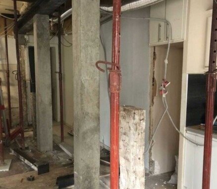 Démolition mur porteur